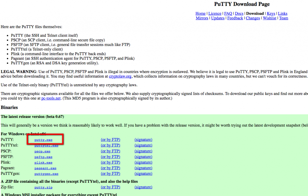 Putty_Download_Link